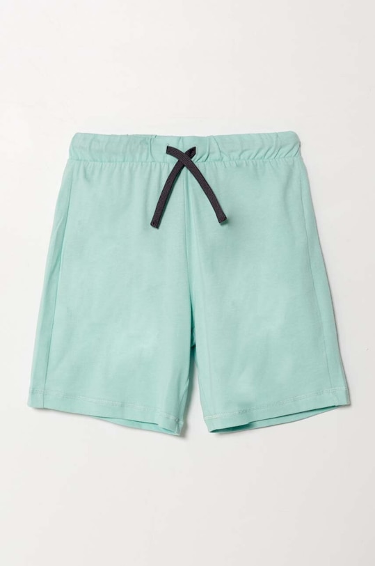 Dětské bavlněné šortky United Colors of Benetton pletenina tyrkysová 3BL0C901H.G.Sea.PPYH