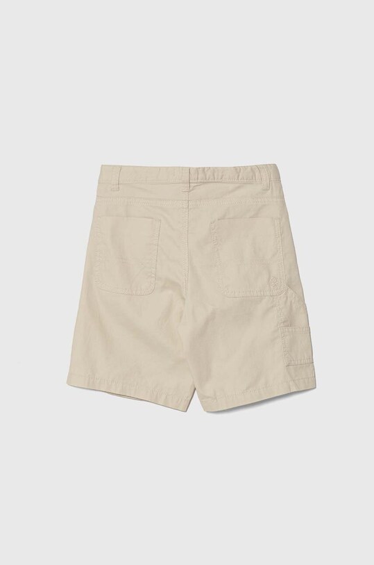 Дитячі бавовняні шорти United Colors of Benetton 4LN6C902U.G.Seasonal бежевий SS24
