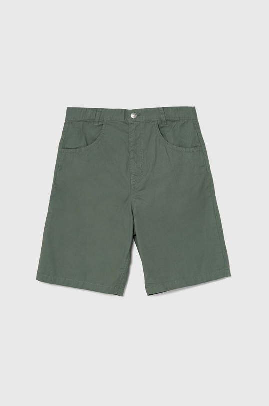 Παιδικό βαμβακερό σορτς United Colors of Benetton casual πράσινο 4LN6C902U.G.Seasonal