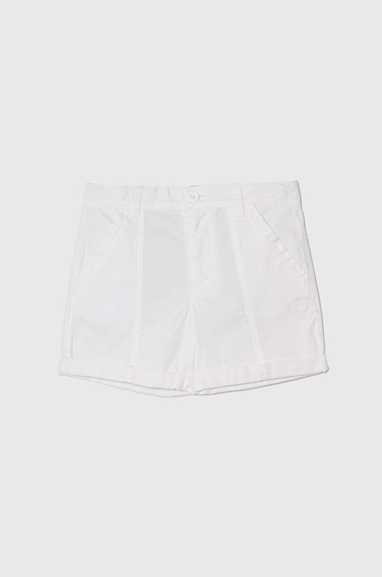 United Colors of Benetton szorty bawełniane dziecięce bawełna biały 4LN6G901Y.P.Seasonal