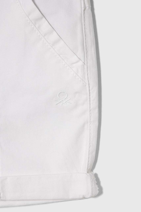Chłopiec United Colors of Benetton szorty bawełniane dziecięce 4LN6G901Y.P.Seasonal biały