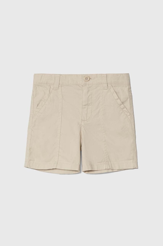 United Colors of Benetton szorty bawełniane dziecięce bawełna beżowy 4LN6G901Y.P.Seasonal