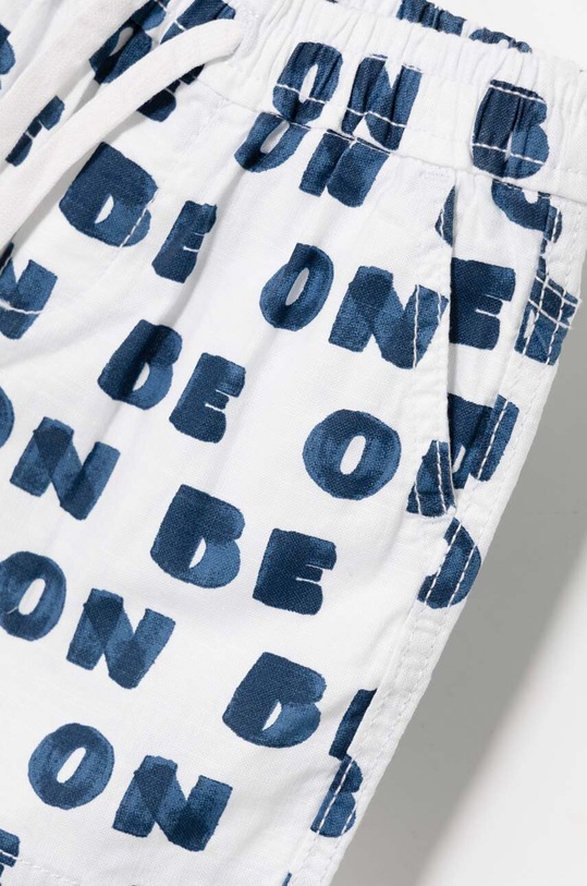 Băieți United Colors of Benetton pantaloni scurți din bumbac pentru copii 4VPDG901W.P.Seasonal albastru