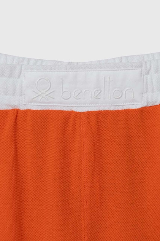 CHLAPEC Dětské bavlněné šortky United Colors of Benetton 3088C902S.G.Seasonal oranžová