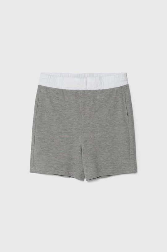 United Colors of Benetton szorty bawełniane dziecięce bawełna szary 3088C902S.G.Seasonal