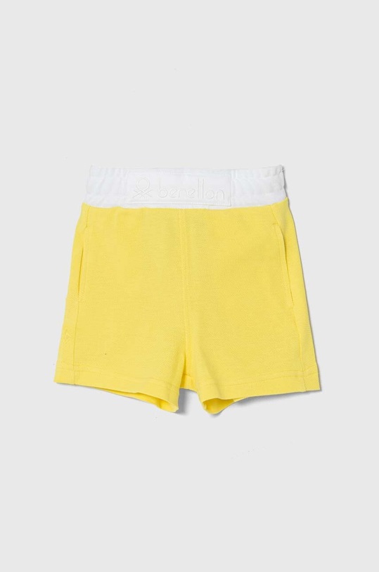 United Colors of Benetton szorty bawełniane dziecięce bawełna żółty 3088G901H.P.Seasonal