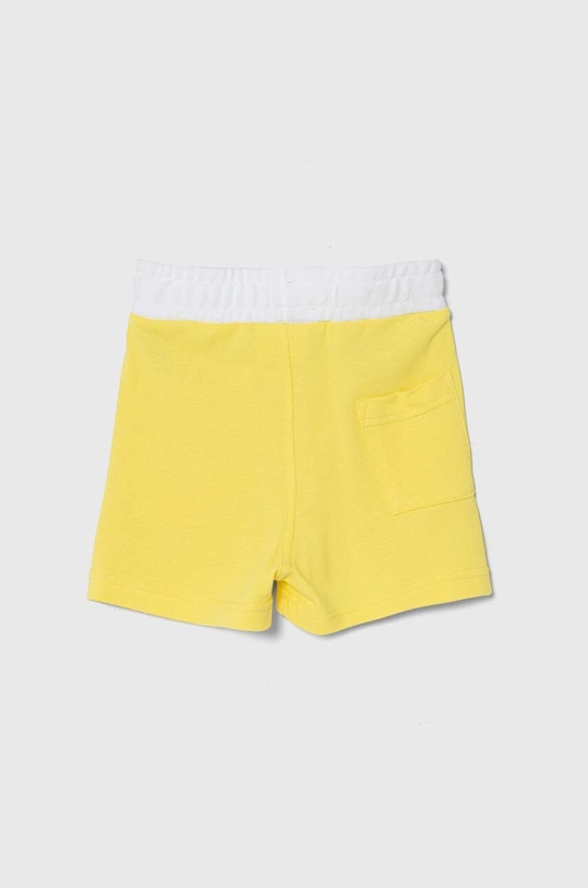 United Colors of Benetton szorty bawełniane dziecięce 3088G901H.P.Seasonal żółty SS24
