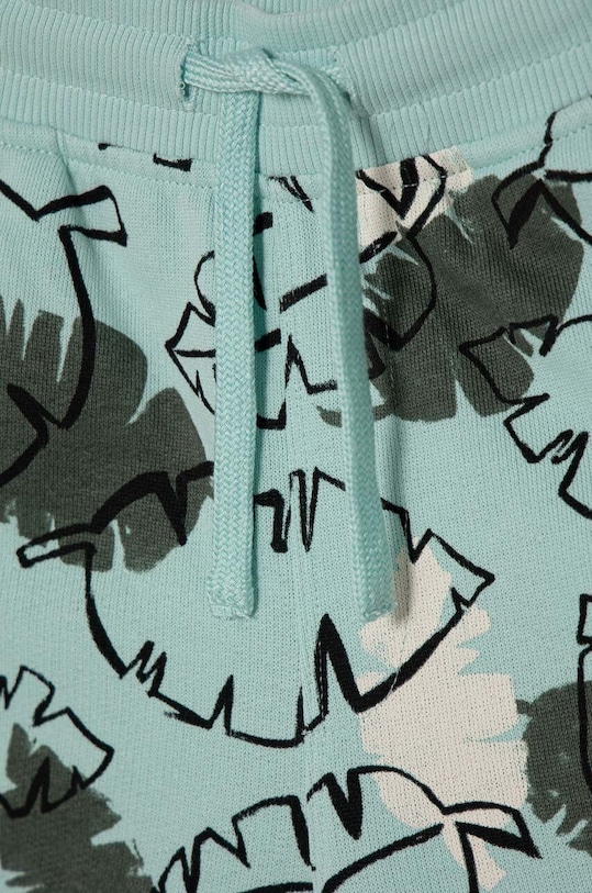 Мальчик Детские хлопковые шорты United Colors of Benetton 3H0FC902Q.G.Seasonal бирюзовый