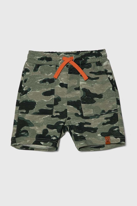 United Colors of Benetton pantaloni scurți din bumbac pentru copii casual verde 3H0FG901F.P.Seasonal