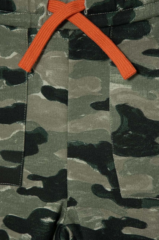 Băieți United Colors of Benetton pantaloni scurți din bumbac pentru copii 3H0FG901F.P.Seasonal verde