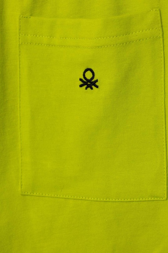 United Colors of Benetton szorty bawełniane dziecięce zielony 3MI5C902R.G.Seasonal