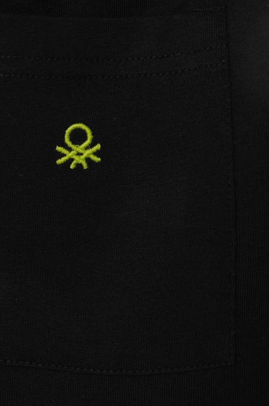 Chłopiec United Colors of Benetton szorty bawełniane dziecięce 3MI5C902R.G.Seasonal czarny