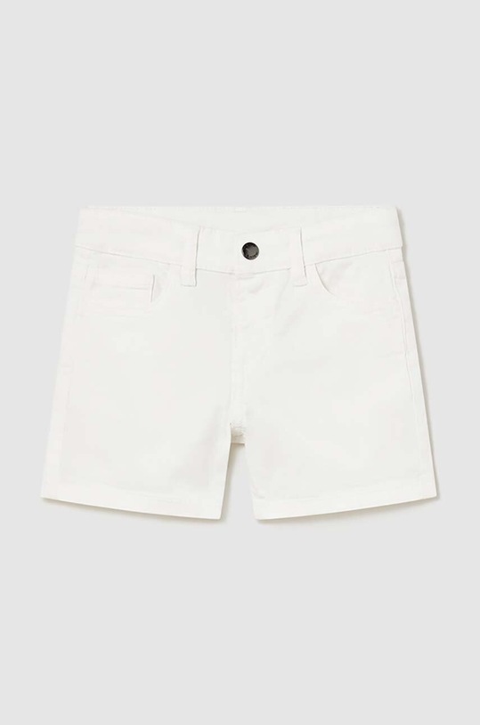 Σορτς μωρού Mayoral με ελαστάν λευκό 206.3K.Baby.PPYH
