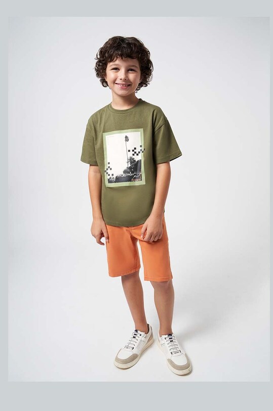 Дитячі шорти Mayoral casual помаранчевий 231.7D.Junior.PPYH