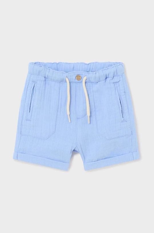 Бавовняні дитячі шорти Mayoral casual блакитний 1236.3A.Baby.PPYH