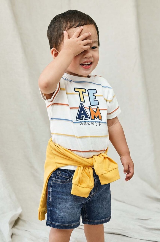 Kojenecké šortky Mayoral soft denim riflovina modrá 1241.3K.Baby.PPYH