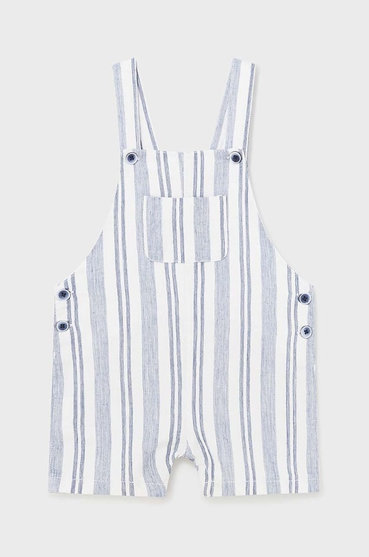 Бебешки гащеризон с лен Mayoral дънкови гащеризони син 1645.3E.Baby.PPYH