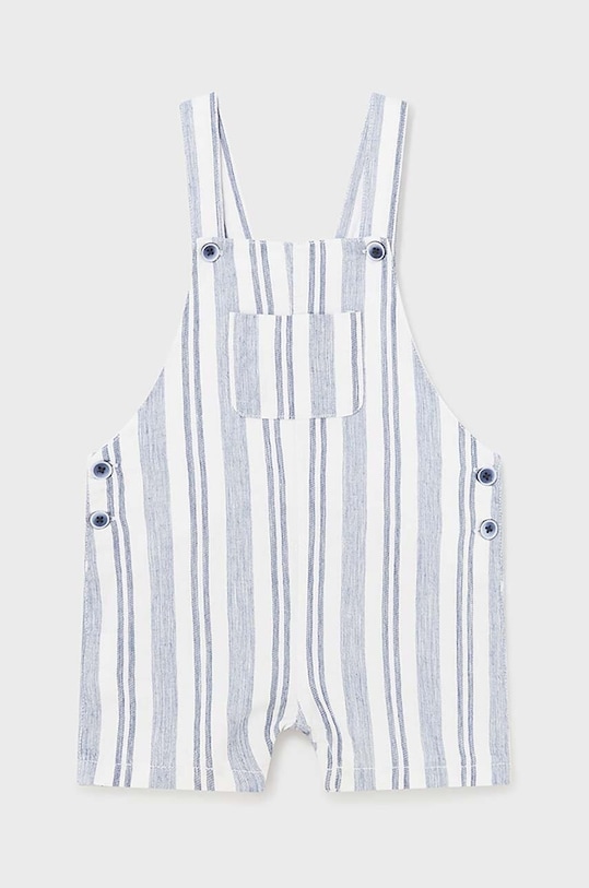 Бебешки гащеризон с лен Mayoral дънкови гащеризони син 1645.3E.Baby.PPYH