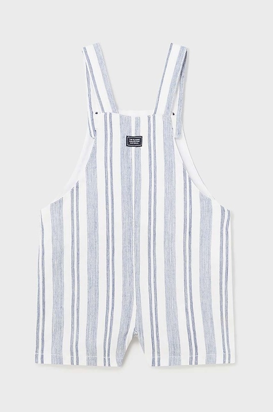 Бебешки гащеризон с лен Mayoral 1645.3E.Baby.PPYH син SS24