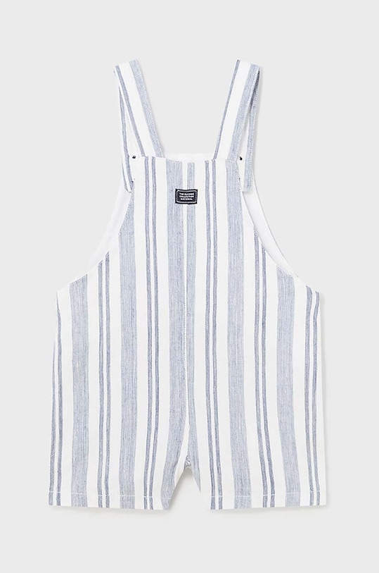 Бебешки гащеризон с лен Mayoral 1645.3E.Baby.PPYH син SS24