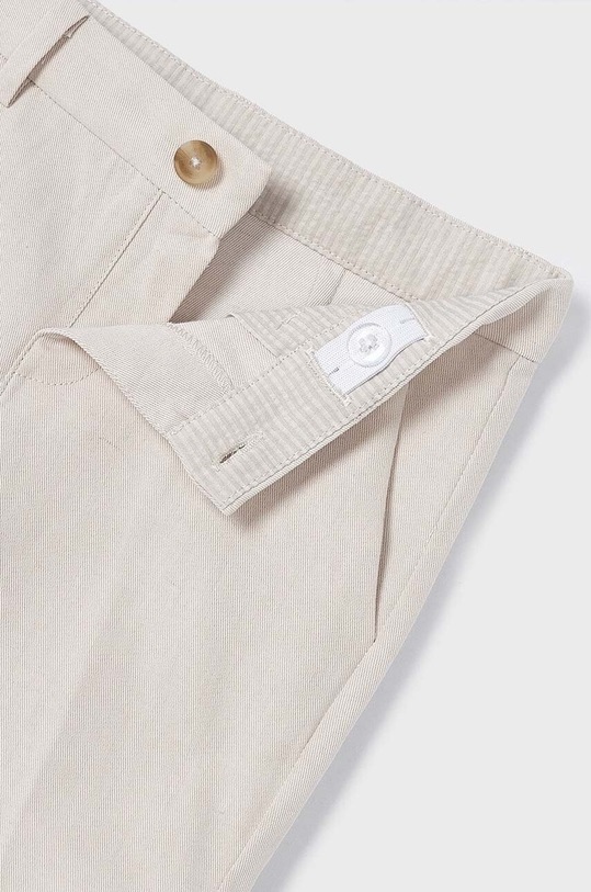 Mayoral szorty z domieszką lnu dziecięce beżowy 3267.5B.Mini.PPYH