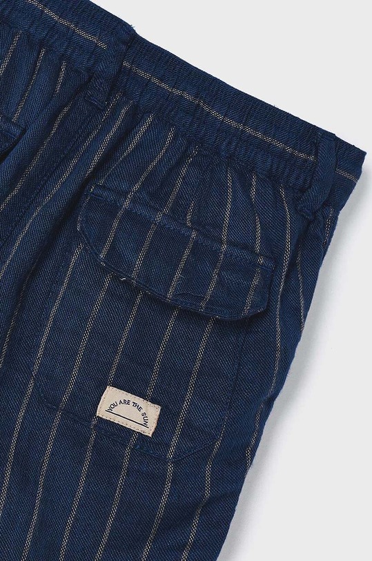 Mayoral szorty z domieszką lnu dziecięce niebieski 3279.5J.Mini.PPYH