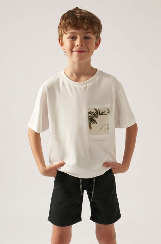 Mayoral pantaloni scurti copii casual negru 6287.7E.Junior.PPYH