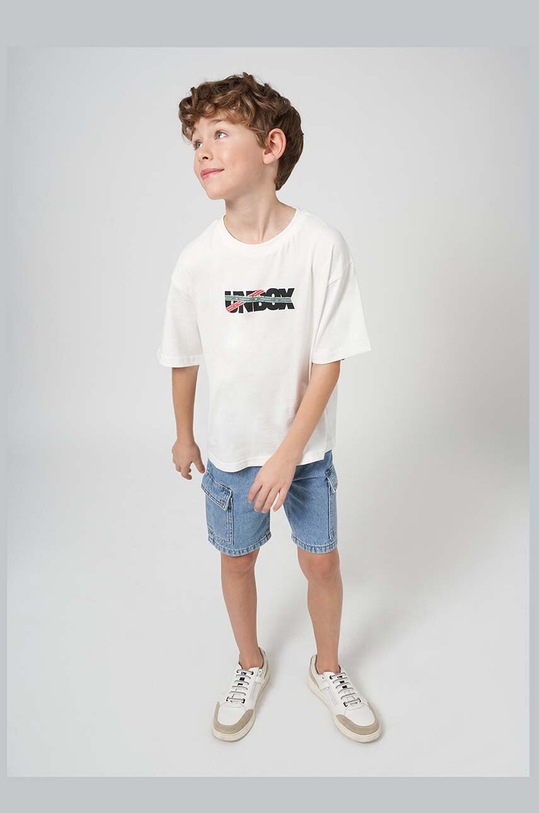 Dětské bavlněné šortky Mayoral cargo denim 6288.7F.Junior.PPYH