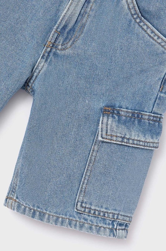 Dětské bavlněné šortky Mayoral cargo denim modrá 6288.7F.Junior.PPYH