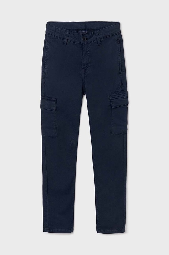 Mayoral pantaloni copii cargo slim fit panza bleumarin 6518.7F.Junior.PPYH