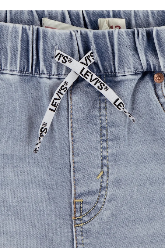 Fiú Levi's gyerek farmer rövidnadrág LVB SKINNY DOBBY SHORT 9ED613 kék