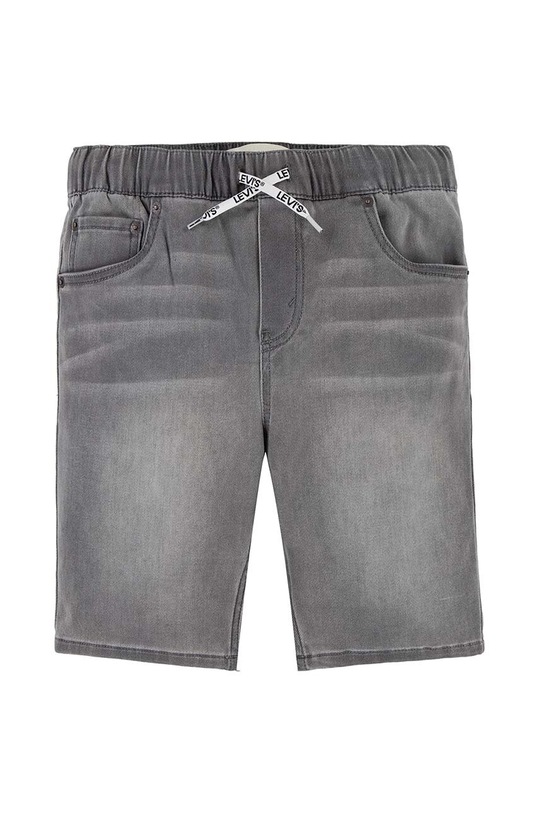 Levi's szorty jeansowe dziecięce LVB SKINNY DOBBY SHORT casual szary 9ED613