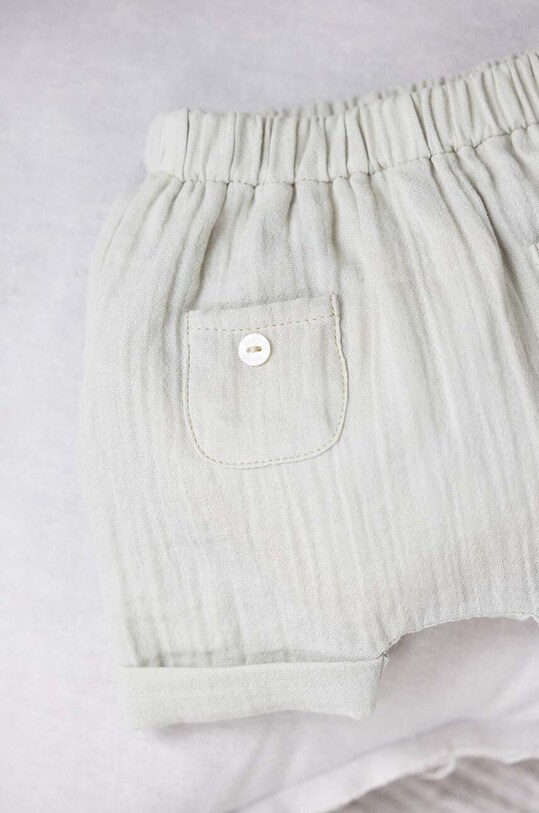 Tartine et Chocolat pantaloni scurți din bumbac pentru bebeluși TY26060.80.86 turcoaz