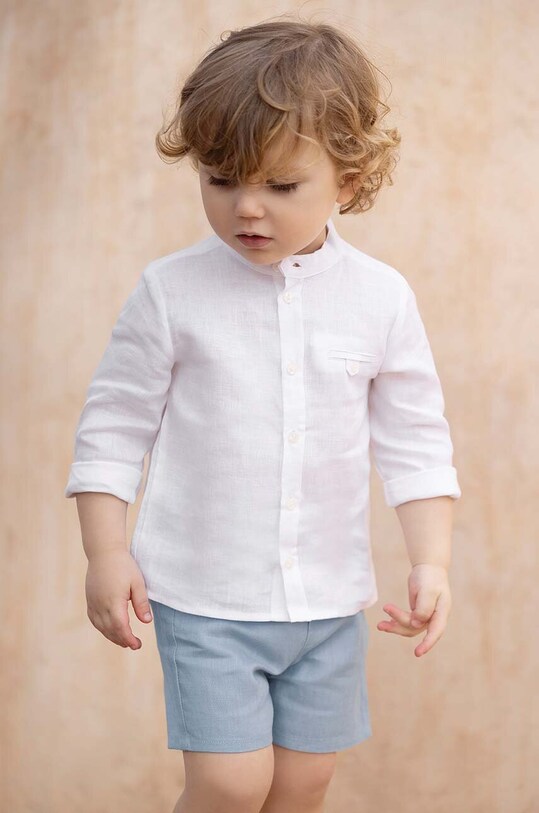 Детские льняные шорты Tartine et Chocolat casual голубой TY26091.80.94
