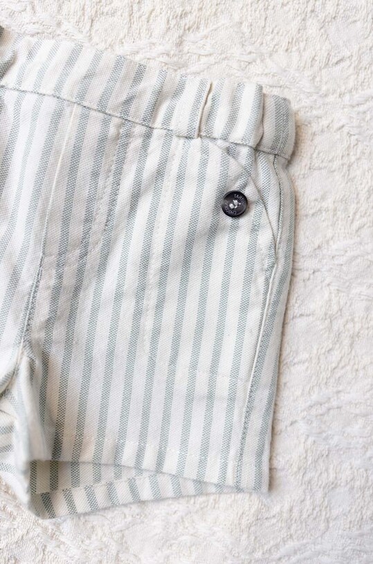 Tartine et Chocolat pantaloni scurți din bumbac pentru copii TY26141.104 verde