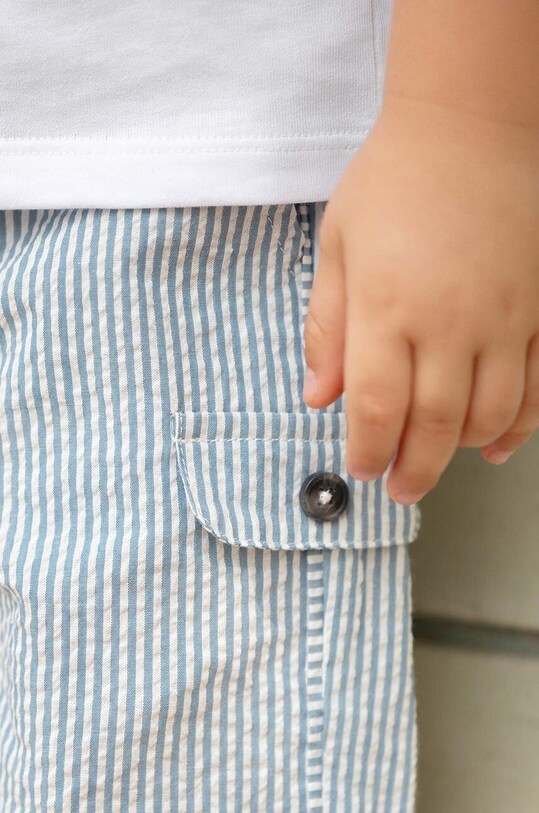 Tartine et Chocolat szorty bawełniane niemowlęce niebieski TY26111.60.74