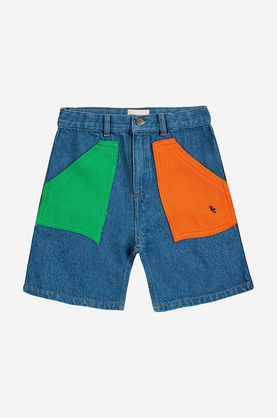 Bobo Choses pantaloni scurti din denim pentru copii 124AC086 albastru SS24