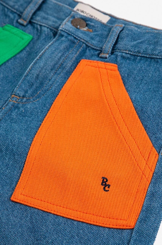 Bobo Choses pantaloni scurti din denim pentru copii albastru 124AC086