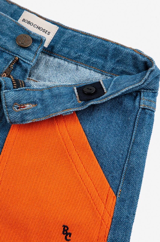 Bobo Choses pantaloni scurti din denim pentru copii 124AC086 albastru