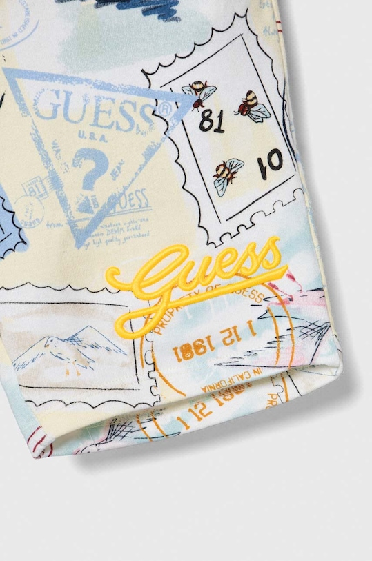 Guess szorty bawełniane dziecięce niebieski L4GD03.KA6R3.PPYH