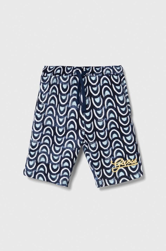 Guess szorty bawełniane dziecięce L4GD03.KA6R3.PPYH granatowy SS24