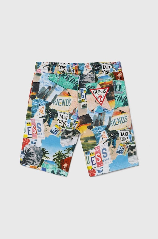 Παιδικό βαμβακερό σορτς Guess L4GD11.KA6R3.PPYH πολύχρωμο SS24