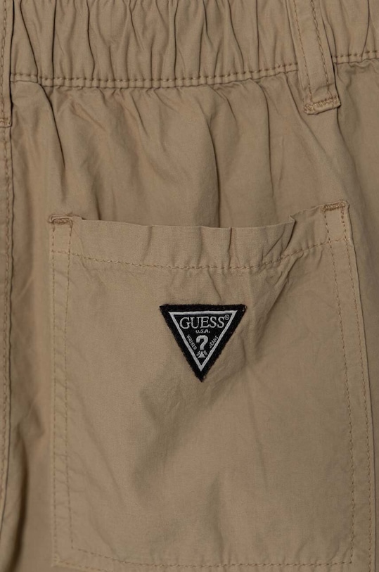 Хлопчик Дитячі бавовняні шорти Guess L4GD23.WBHQ0.PPYH бежевий