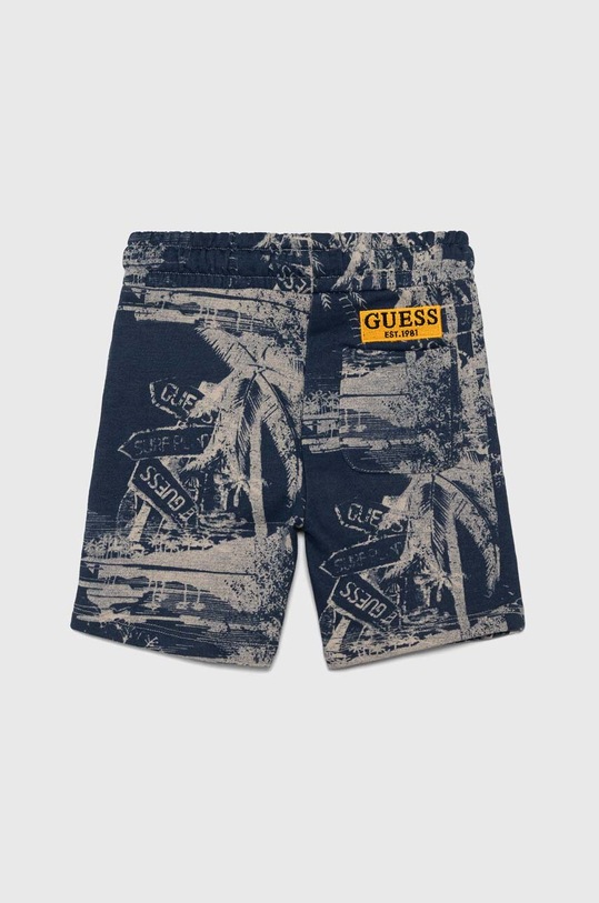 Detské bavlnené šortky Guess N4GD05.KA6R3.PPYH modrá SS24
