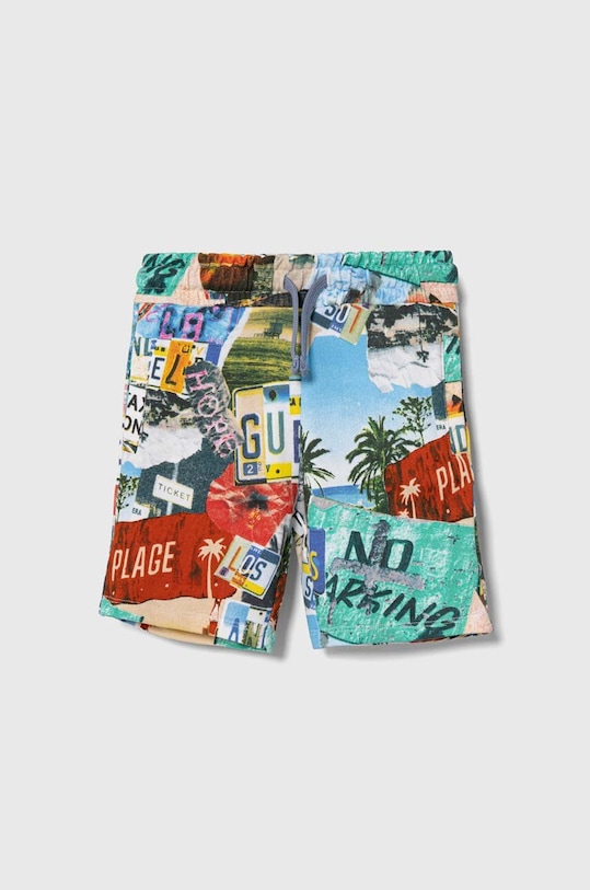 Dječje pamučne kratke hlače Guess casual šarena N4GD11.KA6R3.PPYH