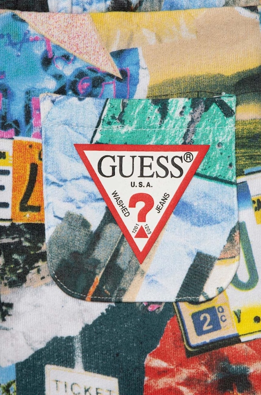 Dječaci Dječje pamučne kratke hlače Guess N4GD11.KA6R3.PPYH šarena