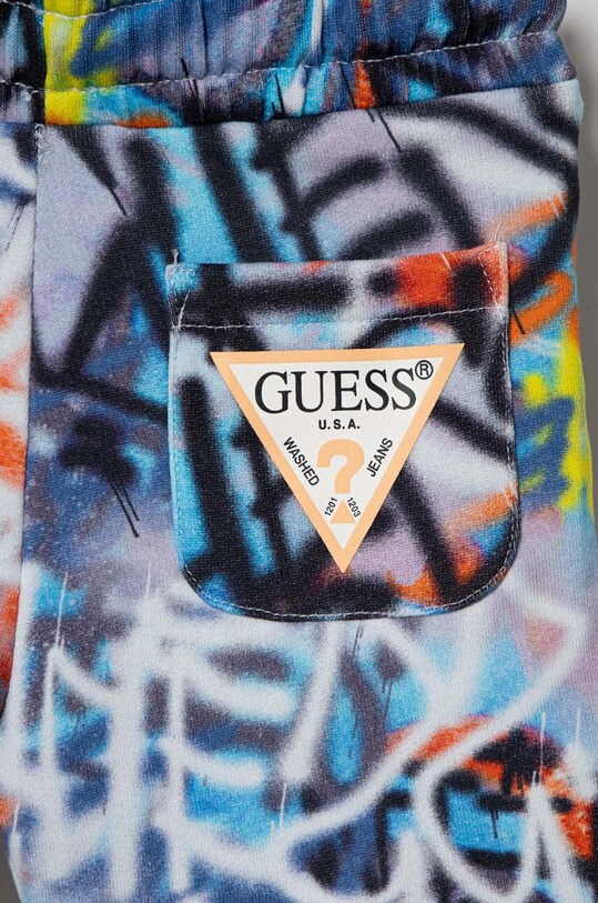 Dječaci Dječje pamučne kratke hlače Guess N4GD11.KA6R3.PPYH šarena