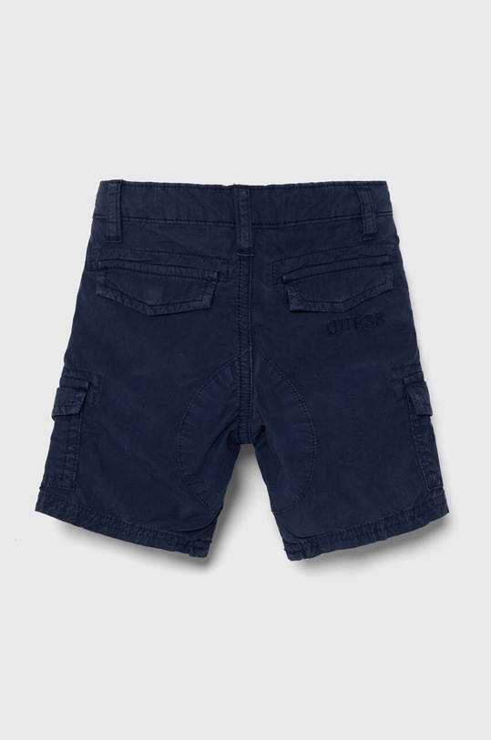 Дитячі бавовняні шорти Guess N4GD21.WBHQ0.PPYH темно-синій SS24