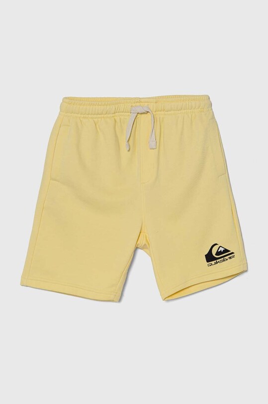 Quiksilver pantaloni scurti copii EASY DAY print galben AQBFB03011