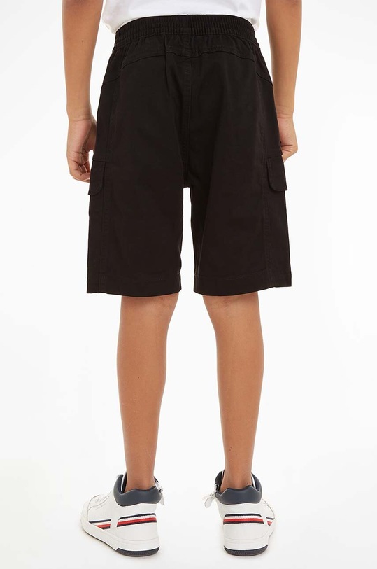 Dětské kraťasy Calvin Klein Jeans černá IB0IB02057.PPYH